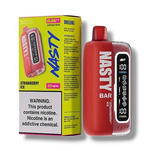 Nasty Bar Strawberry Ice